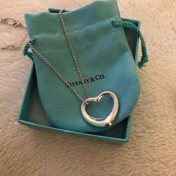 Tiffany & Co. Jewelry - Tiffany & Co Elsa Peretti Open Heart XL Pendant